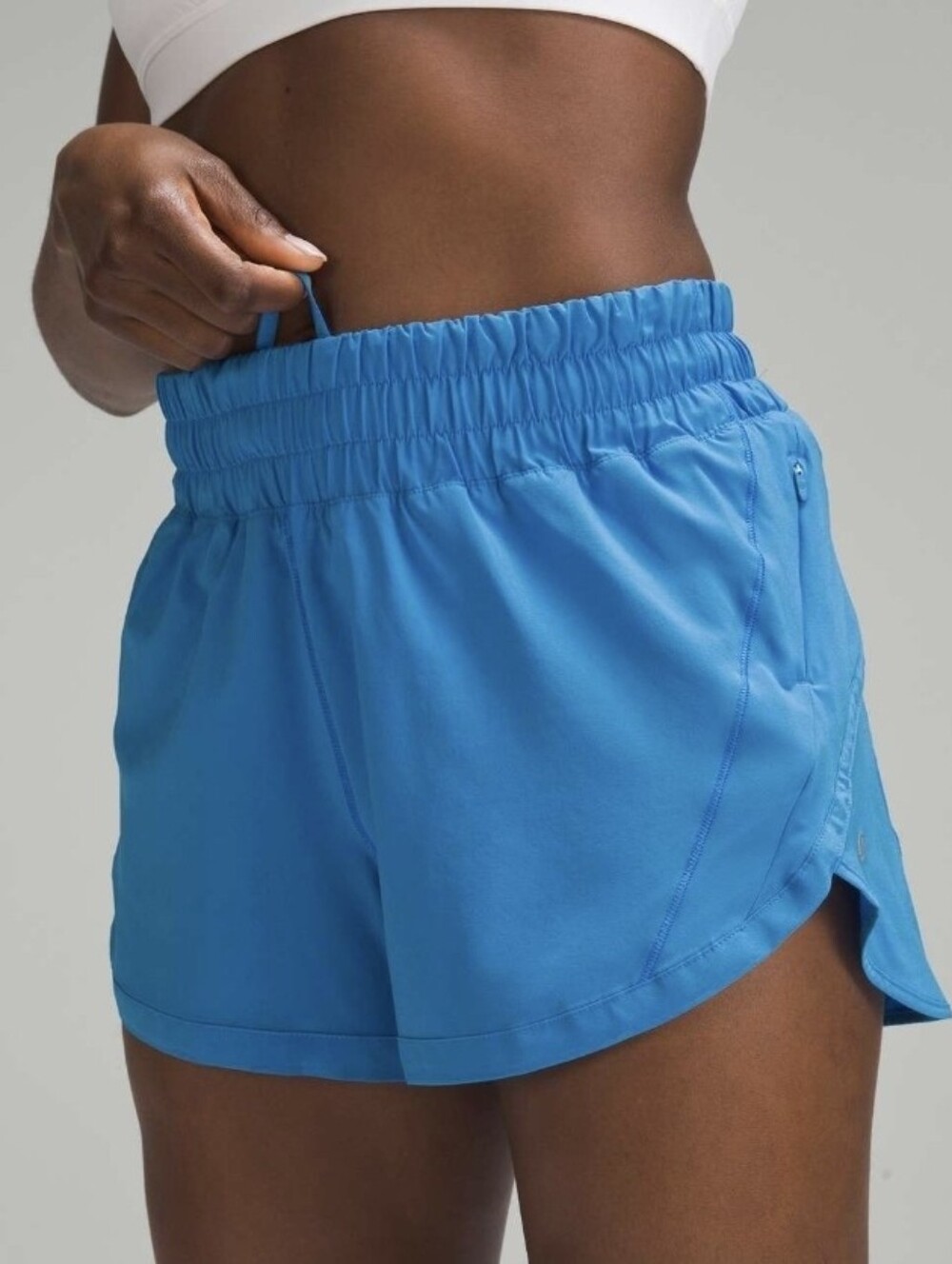 Lululemon Lined Shorts, US 6, Light Blue